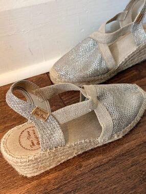 GLITTERY TONI PONS ESPADRILLES - MADE IN SPAIN - 39